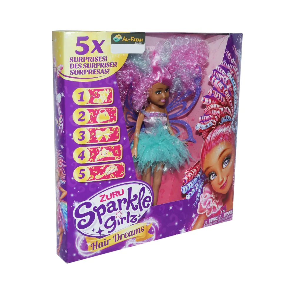 100313B ZURU SPARKLE HAIR DOLL SET (3  YEAR) AKDM