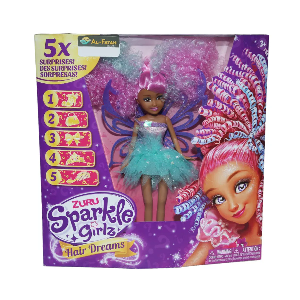 100313B ZURU SPARKLE HAIR DOLL SET (3  YEAR) AKDM