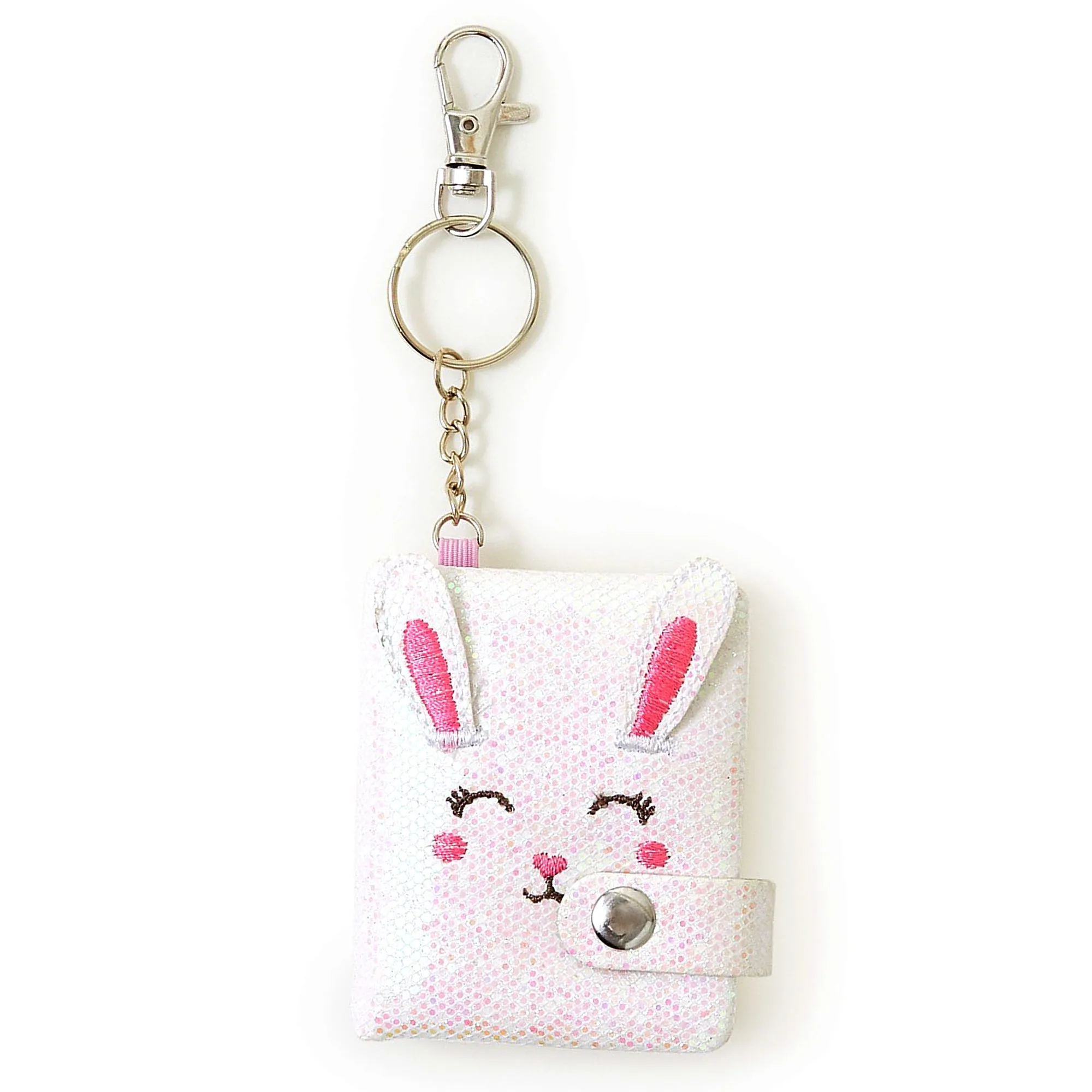 Accessorize London Girl's Bunny Keychain Notebook