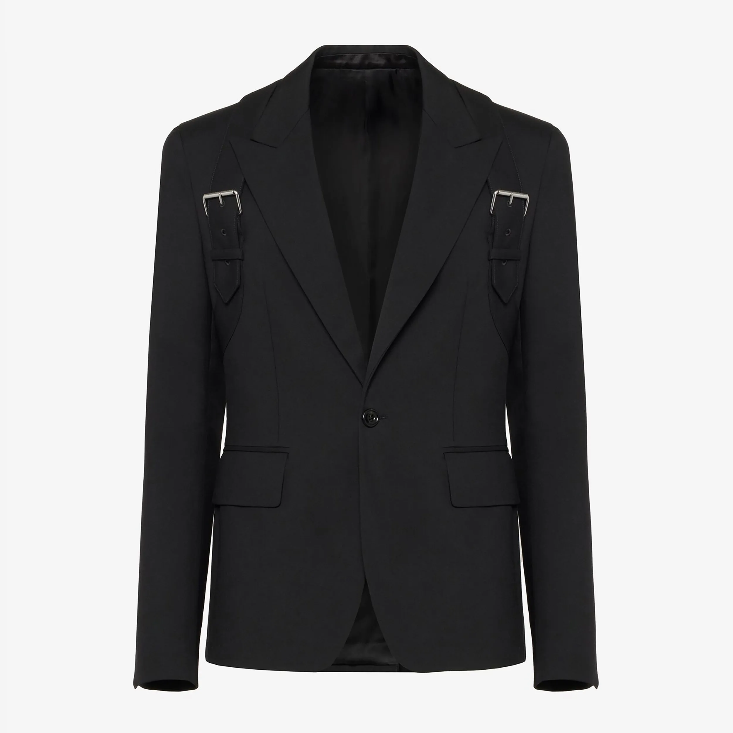 Alexander McQueen Harness Single Breasted Jacket