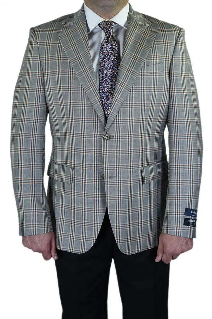 Berragamo "Fancy" Grey Windowpane Blazer