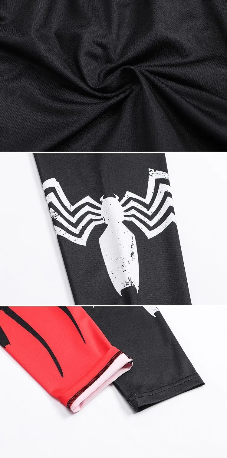 Black & Red SPIDERMAN Leggings for Men