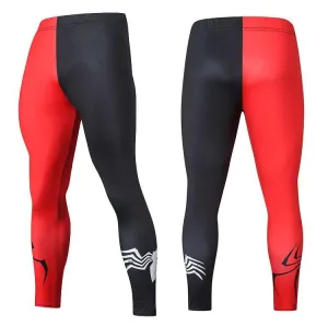 Black & Red SPIDERMAN Leggings for Men