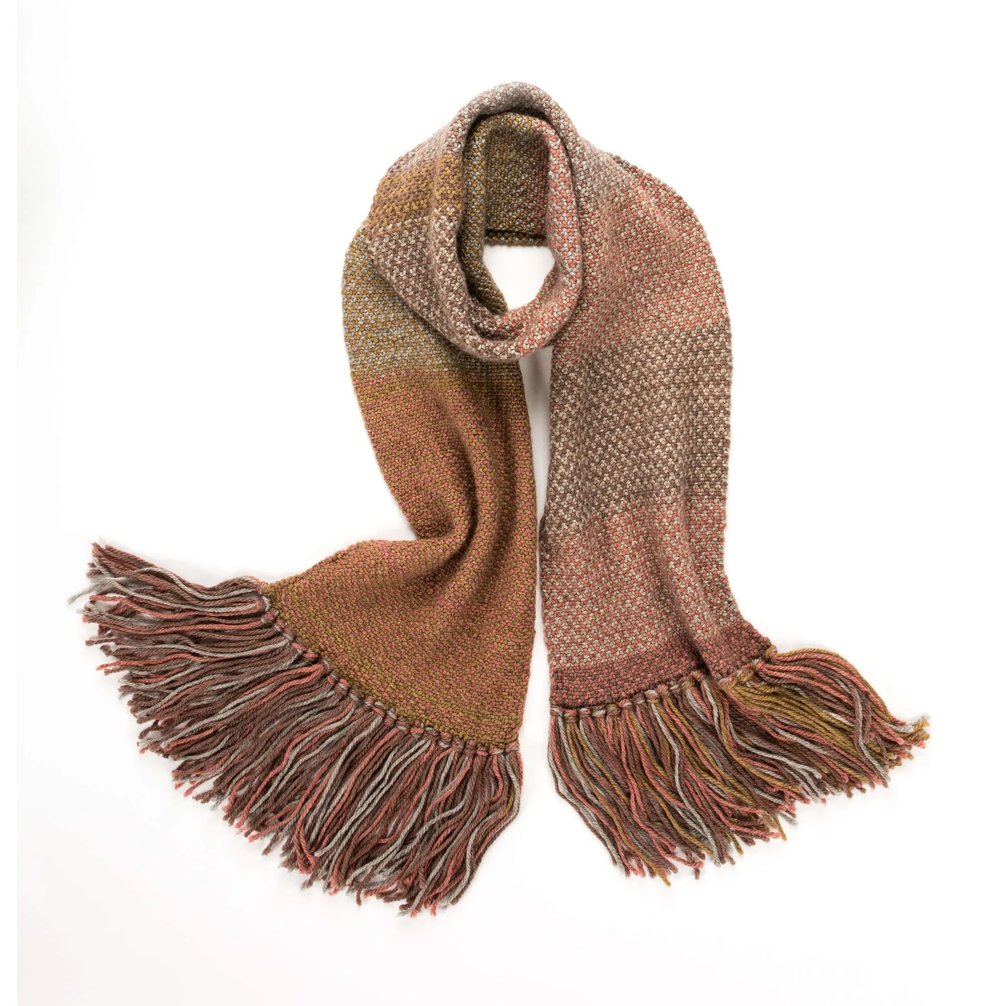 Caron Linen Stitch Knit Scarf