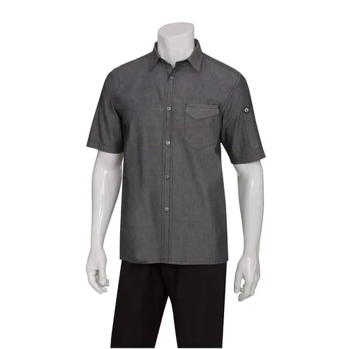 Chef Works SKS002BLK3XL Cook's Shirt