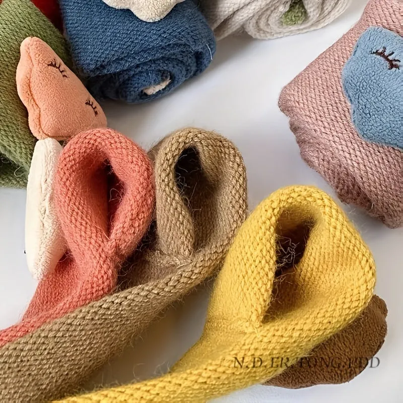 Children's Scarf, Girls Warm Knitted Scarf, Cute Cloud Neck Scarf For Autumn And Winter Kids Scarf Soft Warm Knit Neck Warmer Winter Classic Scarf For Boys Girls