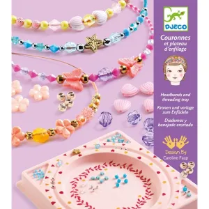 Djeco - Precious Headbands and Threading Craft Set