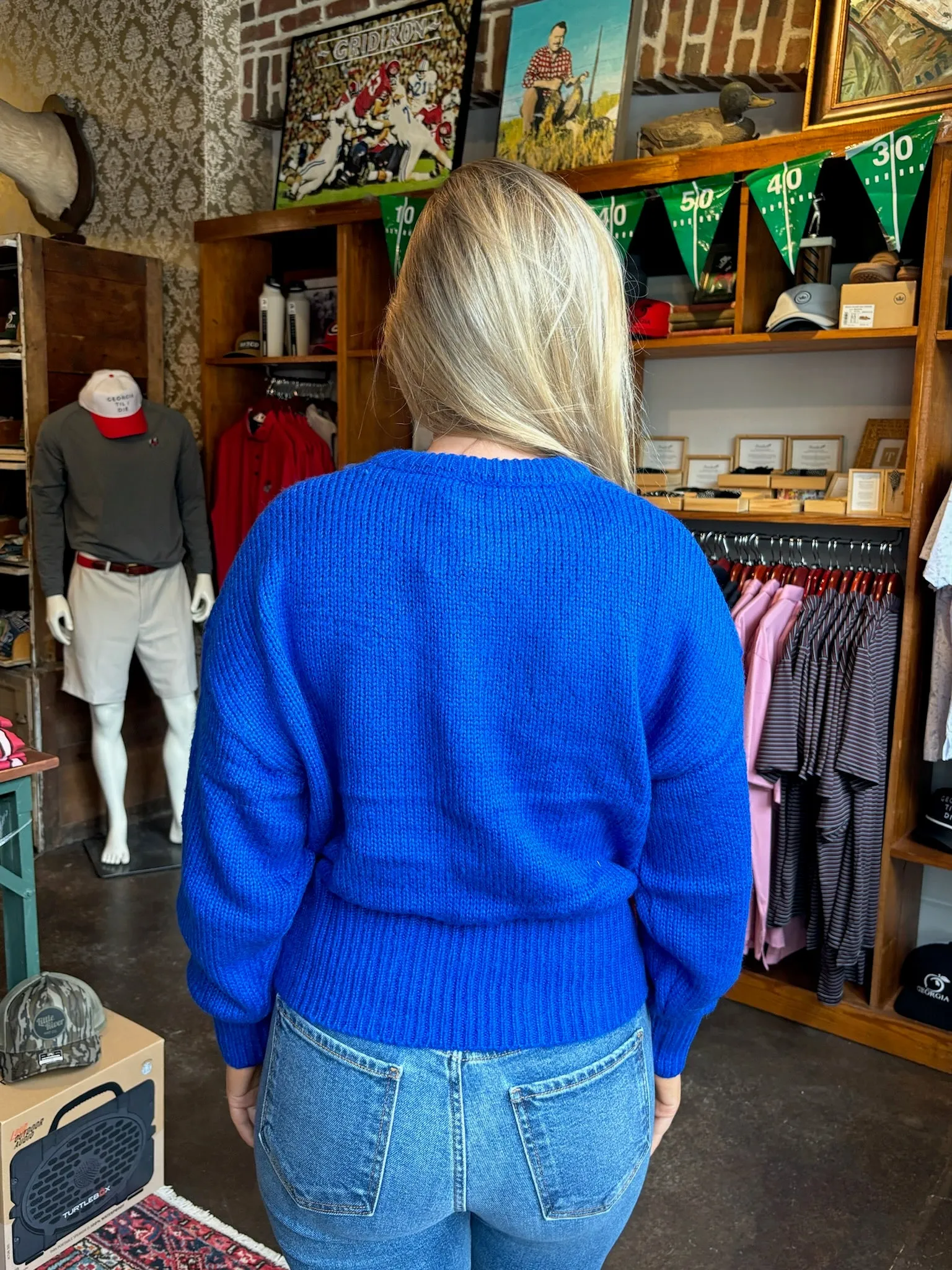 Electric Blue Sweater