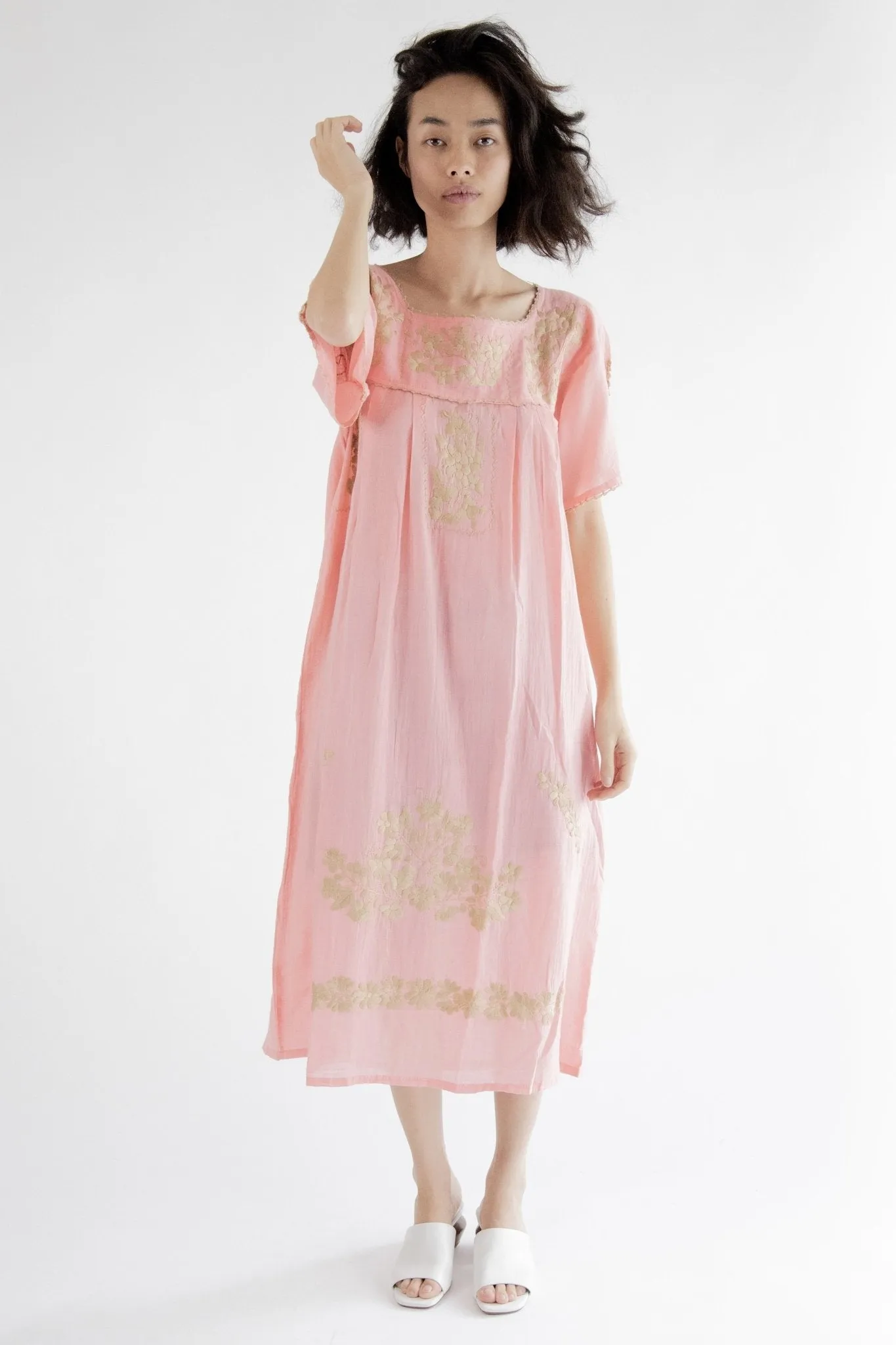 Embroidered Dress Gaughin