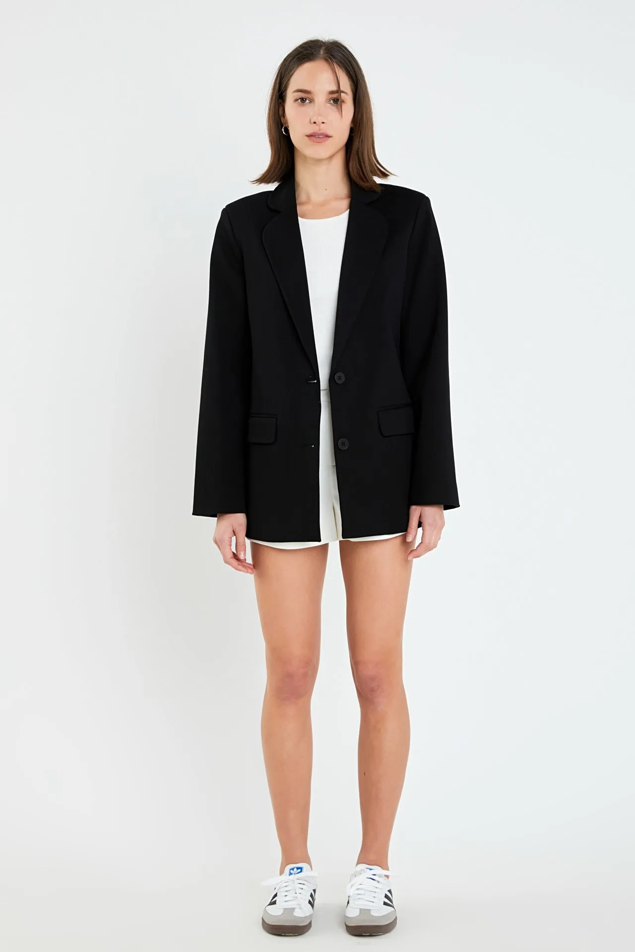 English Factory - Terry Round Collared Blazer