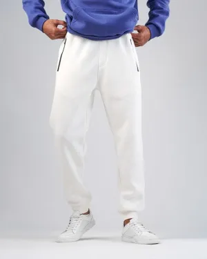 JOGGER WAIST SWEATPANTS  - OFF WHITE