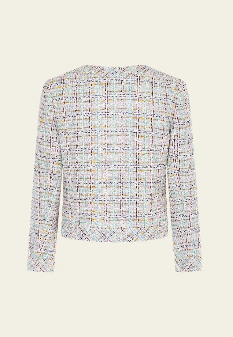 Lurex Classy Check Tweed Jacket