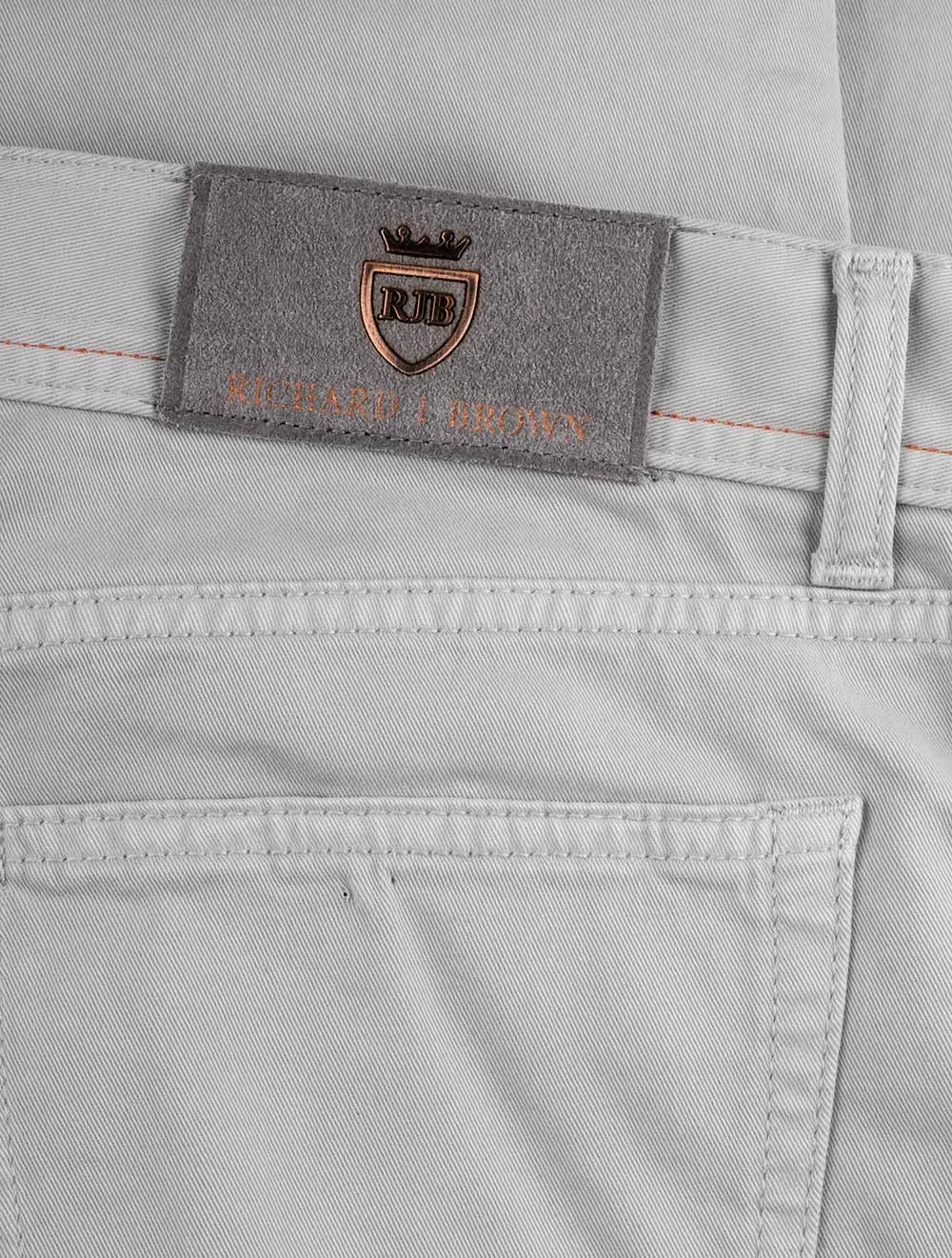 Luxury Cotton Cashmere Jeans Light Grey 418