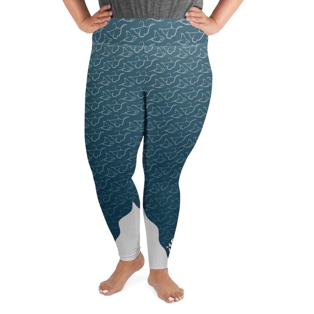 Magnificent Mantas Leggings Plus Size