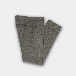 Mid Grey Pure Wool Trousers