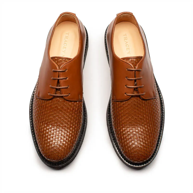 PABLO Cigar | Woven Leather Derby