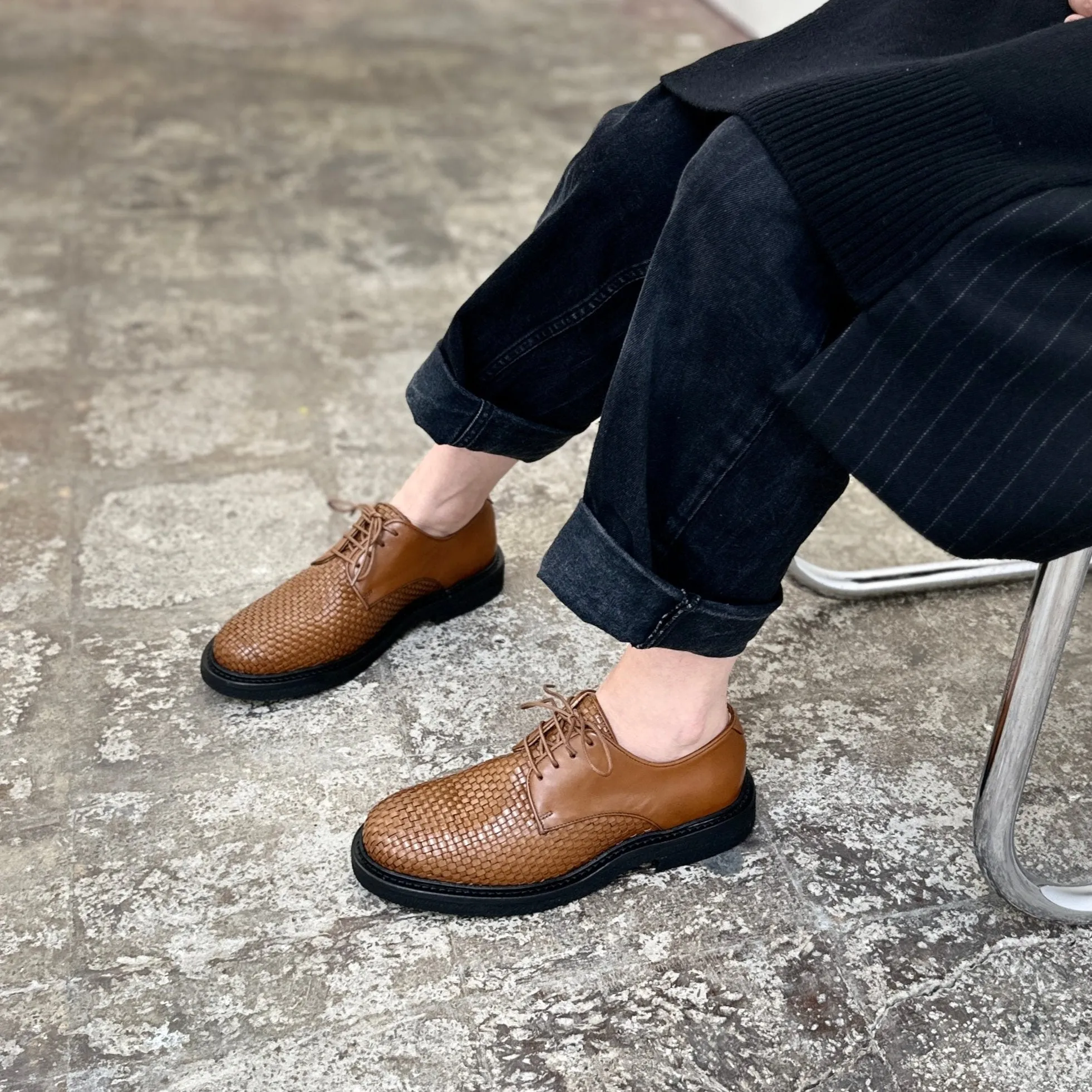 PABLO Cigar | Woven Leather Derby