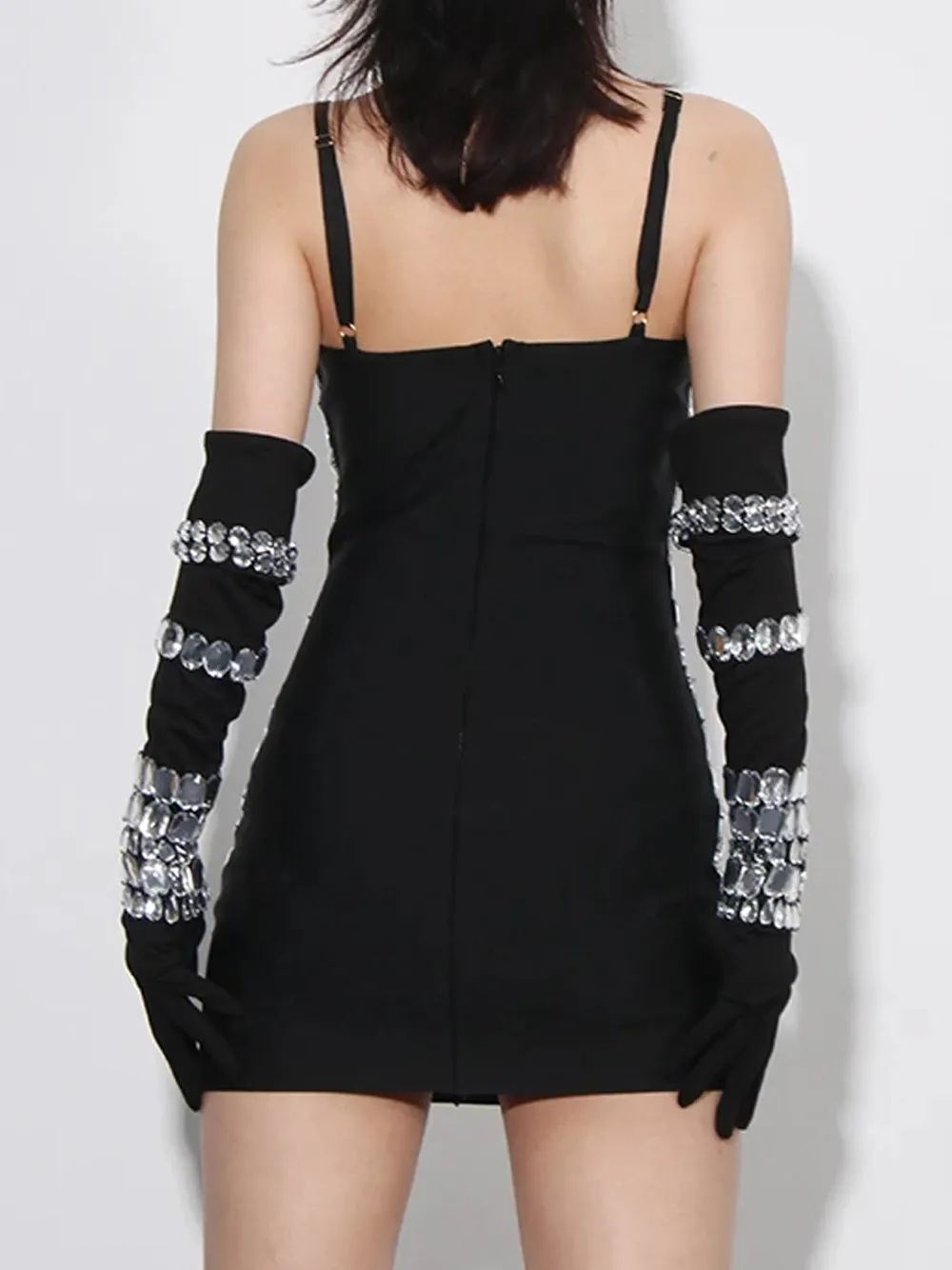 RAYE Embroidered Mini Dress