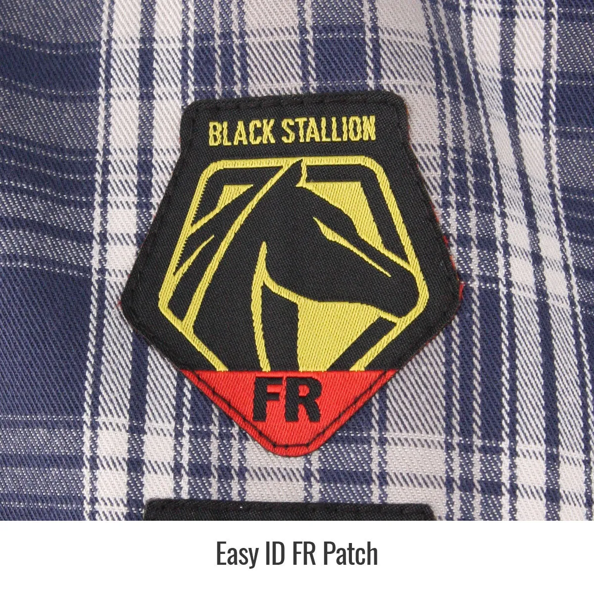 Revco Black Stallion AR/FR Blue Plaid Cotton Work Shirt (WF2110-PB)