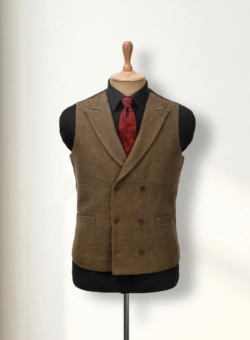 Royal Brown Heavy Tweed 3 Piece Suit