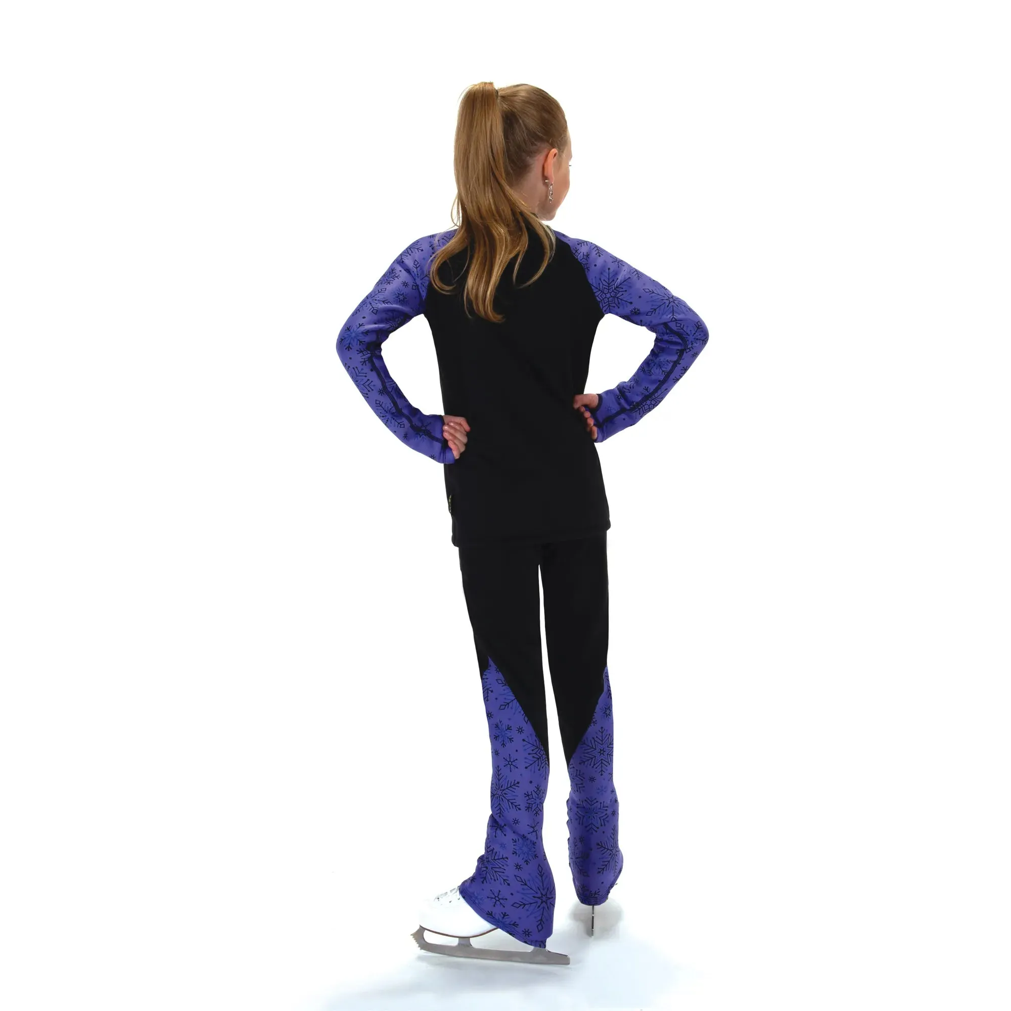 S123 Competition Figure Skating Snow Fleece Inset Leggings