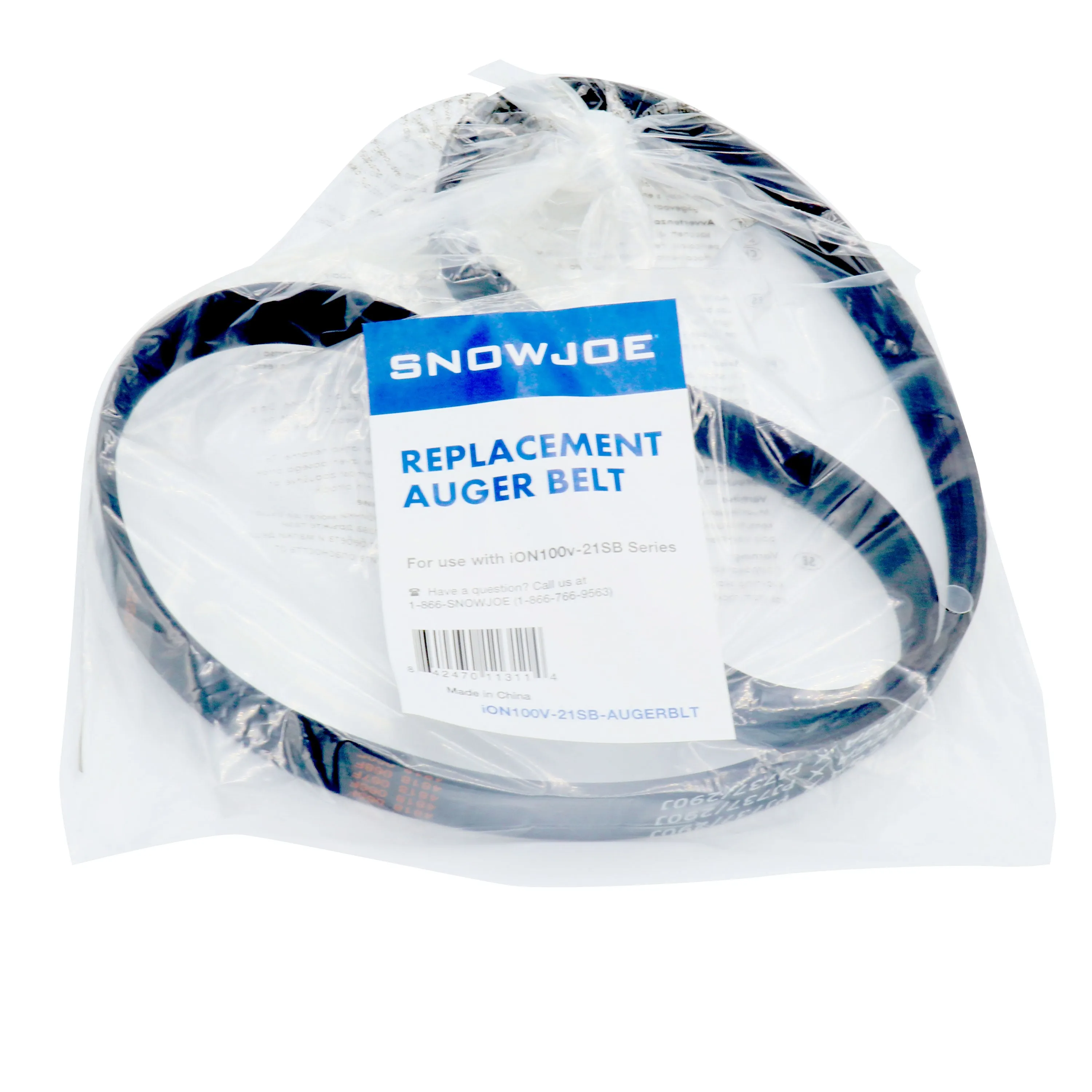 Snow Joe ION100V-21SB-AUGERBLT Replacement Auger Belt for ION100V-21SB