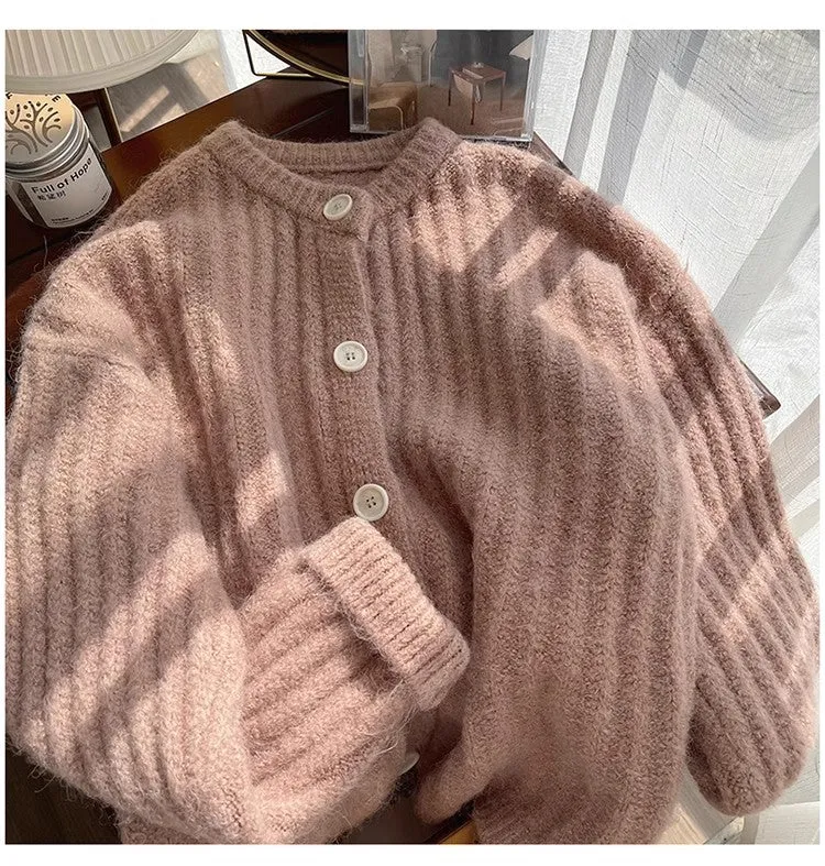 Soft sweater jacket for women cardigan top     S4873