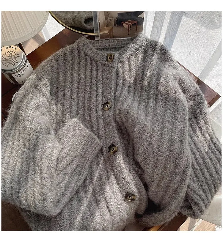 Soft sweater jacket for women cardigan top     S4873