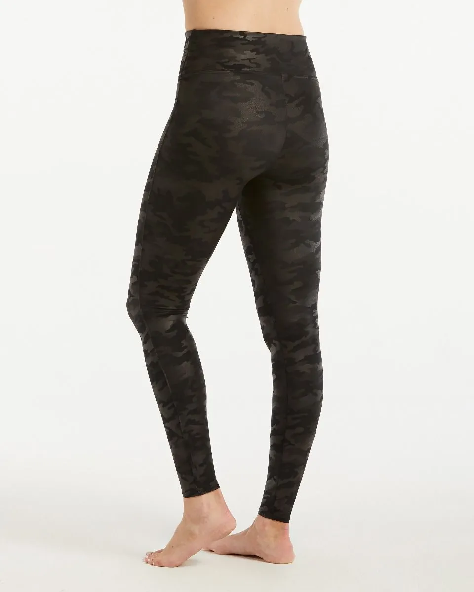 SPANX - Faux Leather Camo Legging