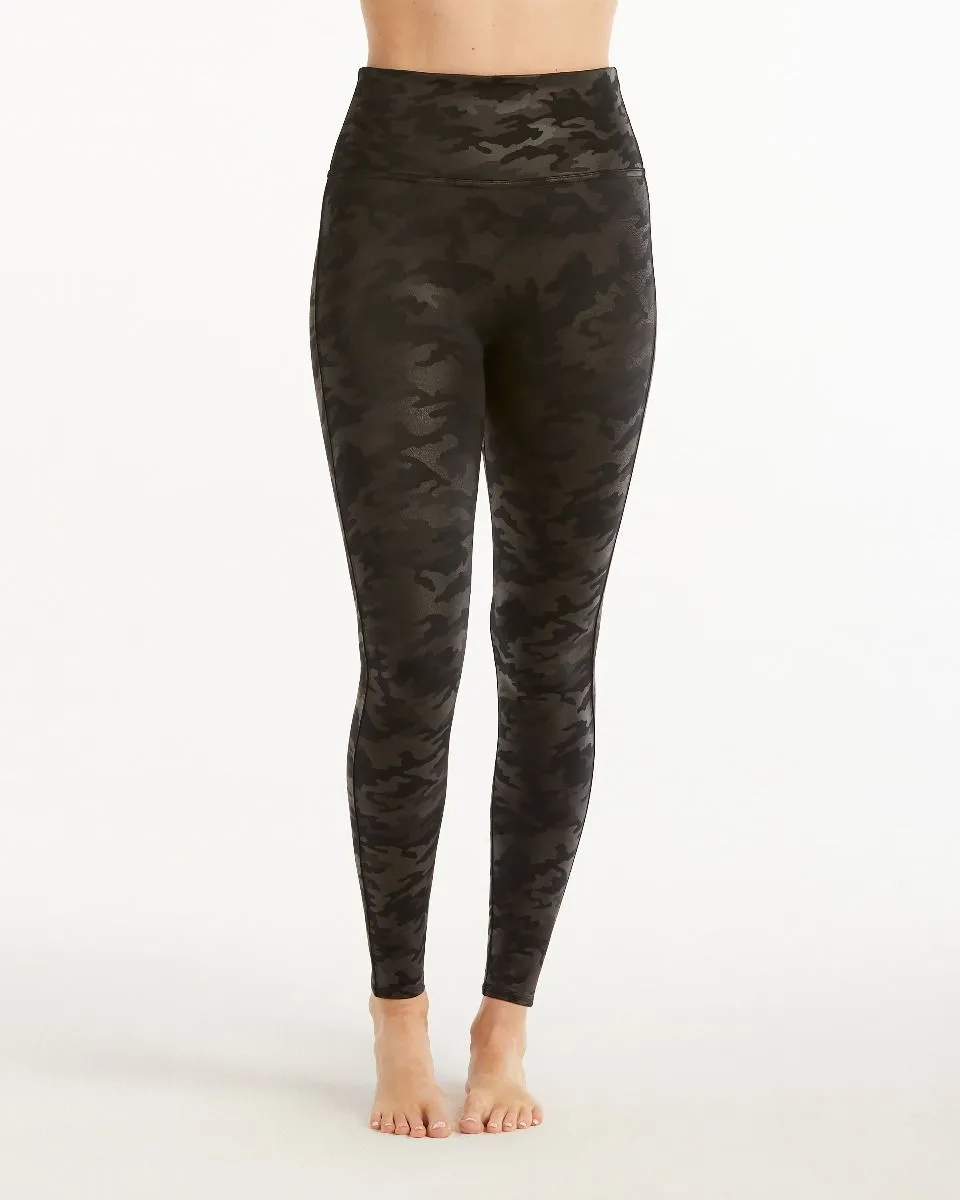 SPANX - Faux Leather Camo Legging