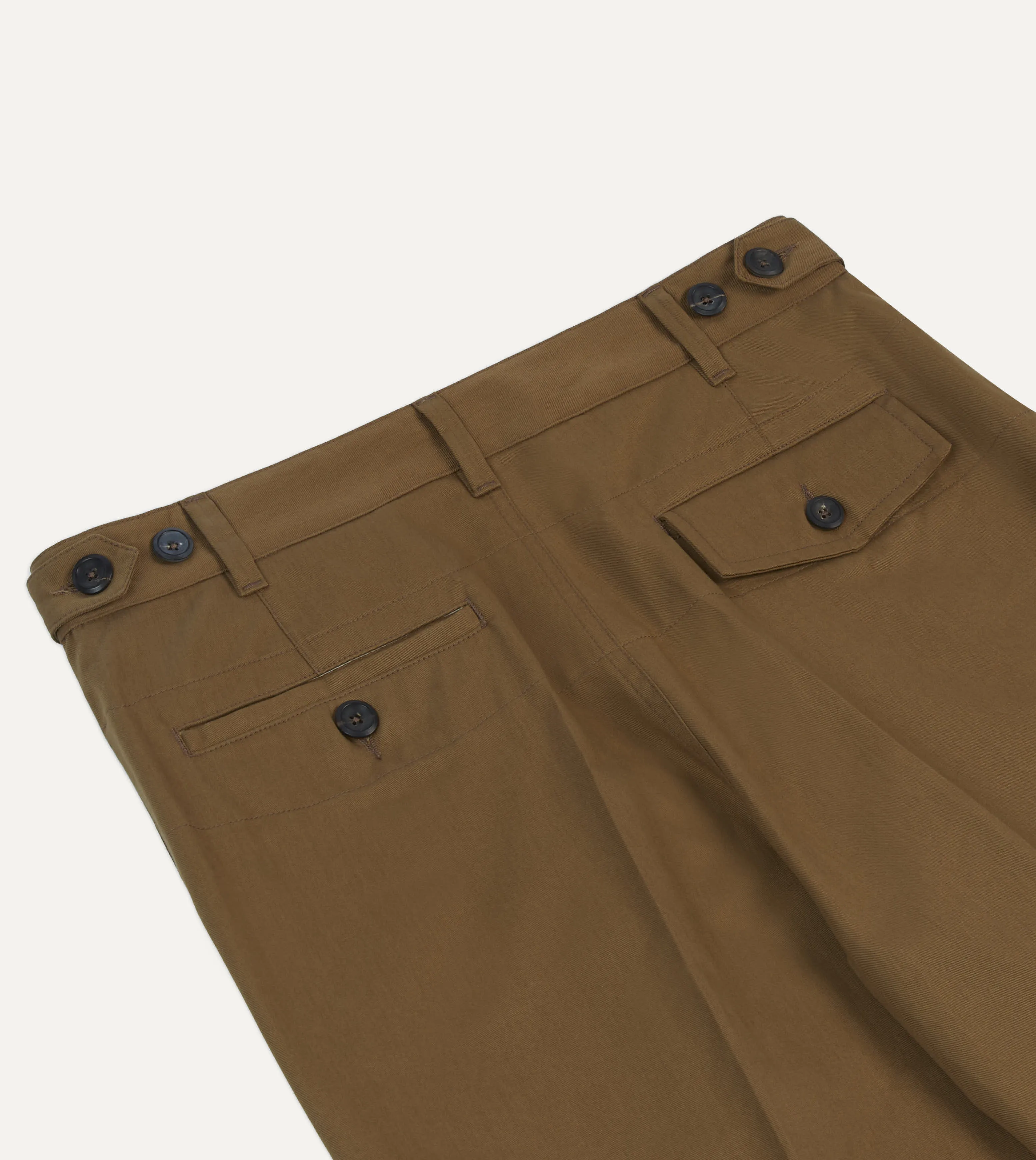 St. JOHN by Drake's Tobacco Cotton Games Trousers