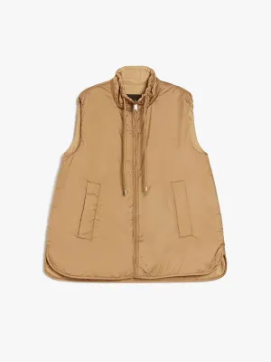 WEEKEND MAX MARA REVERSIBLE WATER-REPELLENT CANVAS GILET