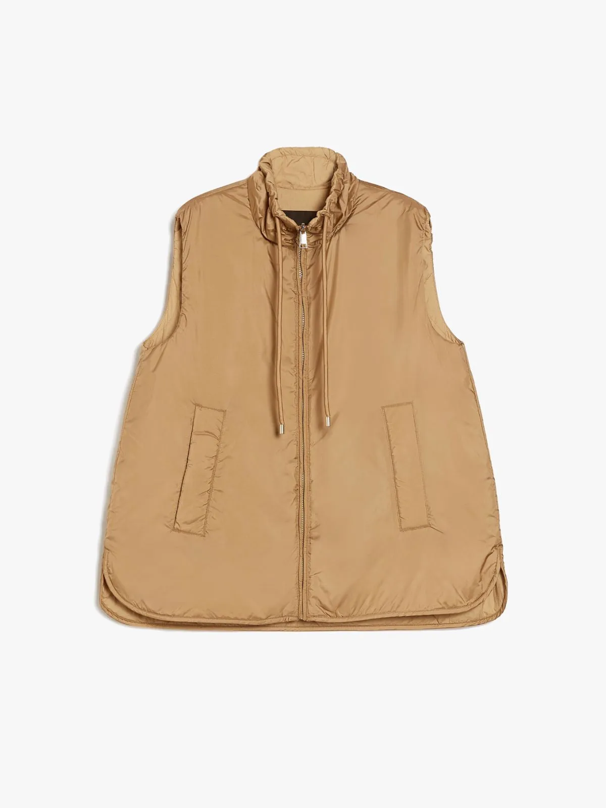 WEEKEND MAX MARA REVERSIBLE WATER-REPELLENT CANVAS GILET