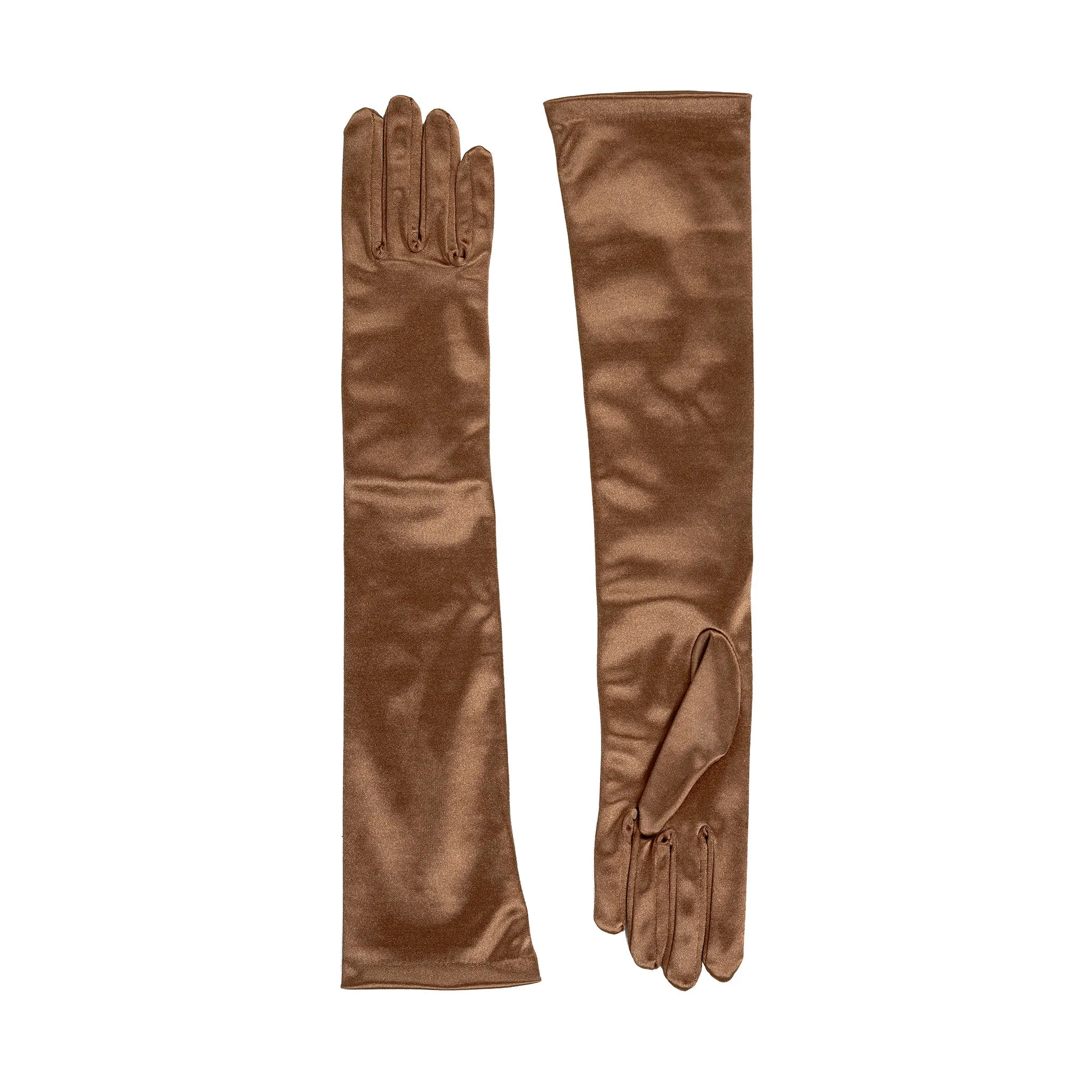 Women's Long Above-Elbow Satin Gloves